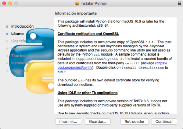 Удалить python mac os