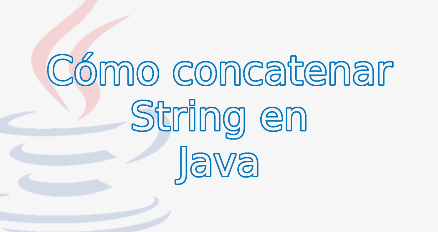 Concatenar String en Java